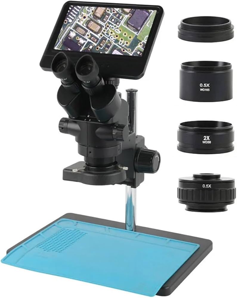 顕微鏡アクセサリーキット 12MP 8.5インチ LCD モニターカメラ +